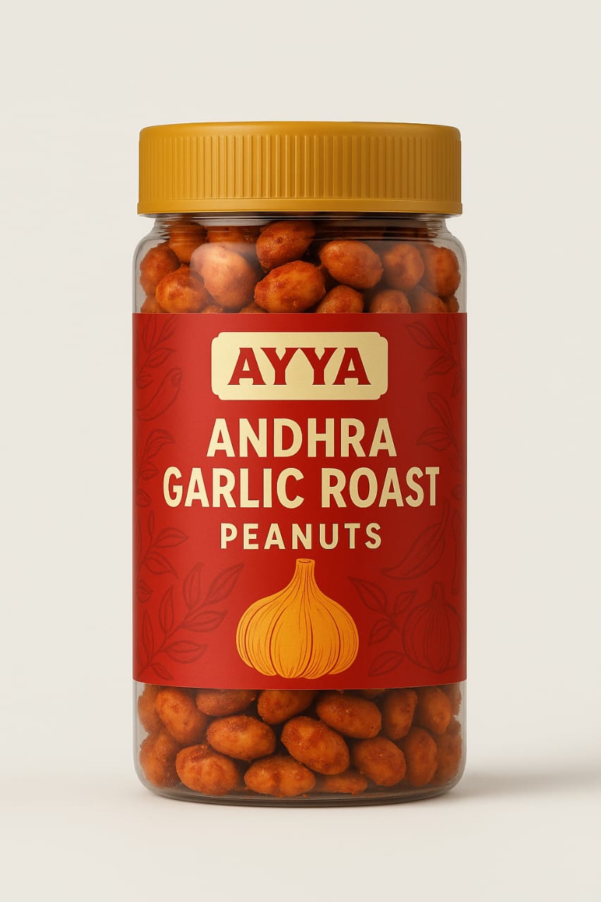 Ayya- Andhra Garlic Roast Peanuts-140g