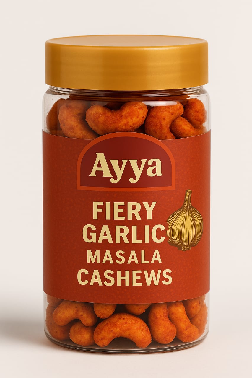 Ayya Fiery Garlic Masala Cashews-125g