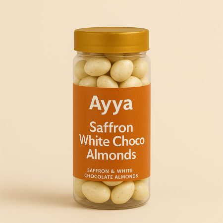 Ayya Saffron White Choco Almonds-150g