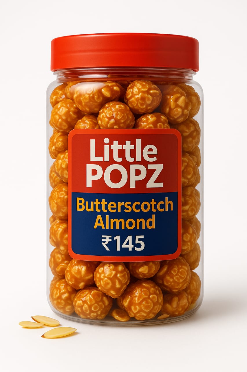 Butter Scotch Almond Popcorn 100g
