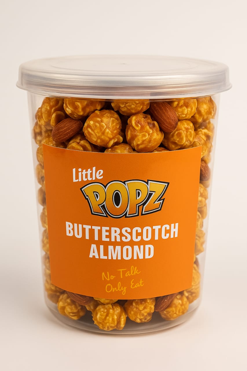 Butter Scotch Almond Popcorn 75g